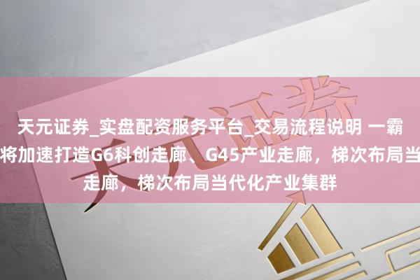 天元证券_实盘配资服务平台_交易流程说明 一霸手访谈｜昌平将加速打造G6科创走廊、G45产业走廊，梯次布局当代化产业集群